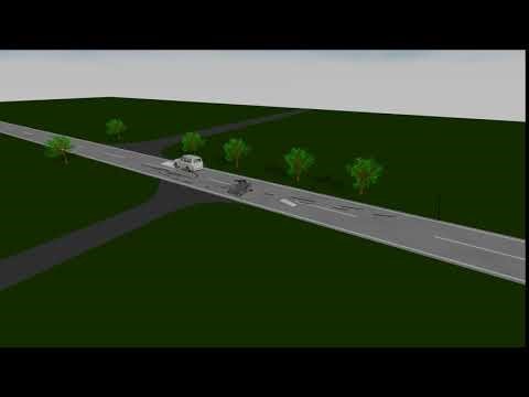 simulace dopravní nehody motocyklisty