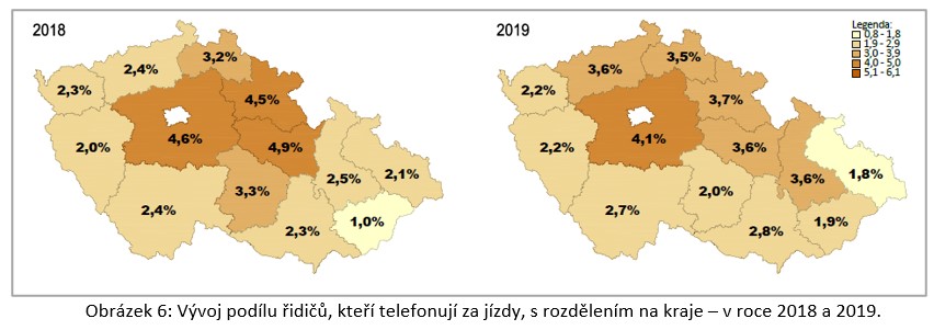 telefonování řidičů