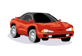 Automobil, ilustrace
