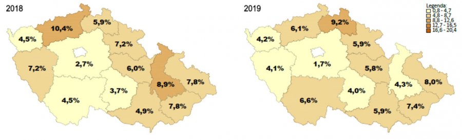 Překračování nejvyšší povolené rychlosti v obci